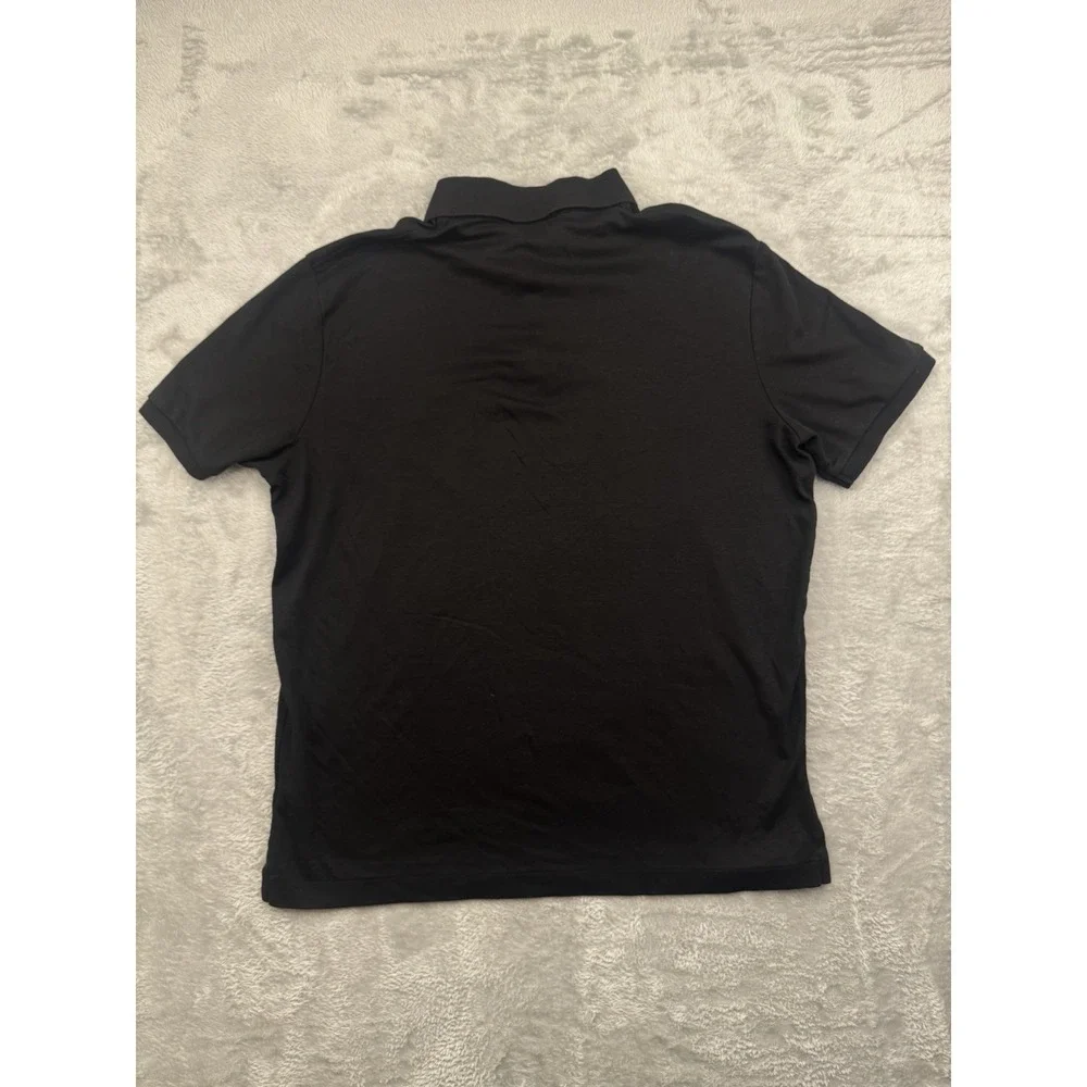 Polo Ralph Lauren Black Classic Fit Multicolored Pony Soft Cotton Polo Shirt Med